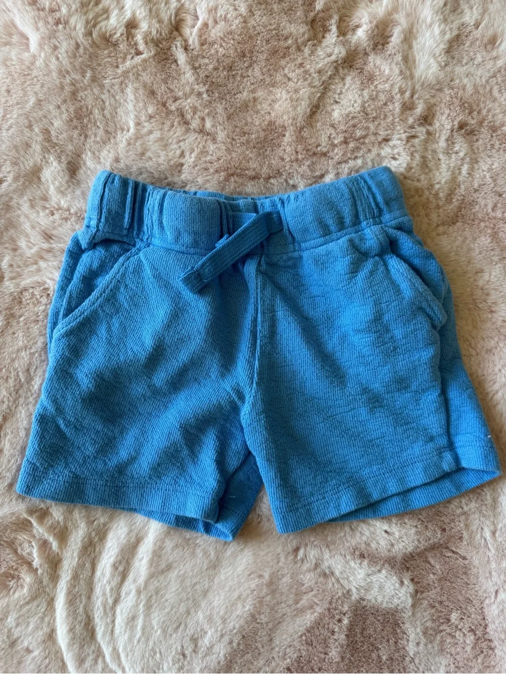 Stitch & Stone Blue Polo & Shorts Set - Kids Size 3T Cotton